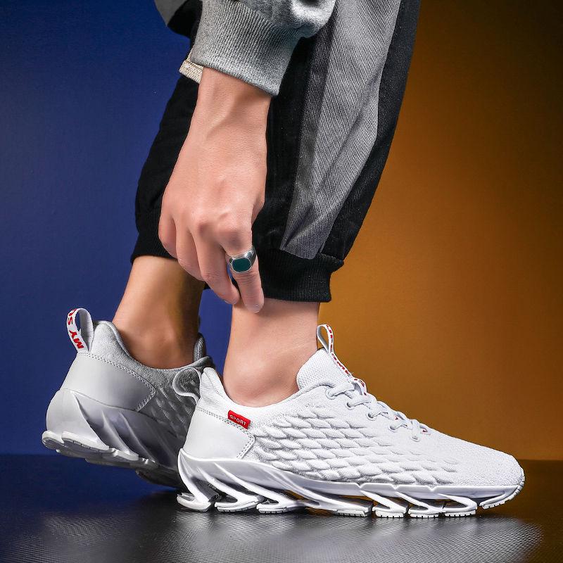 Outdoor Men Running for Men Jogging Walking Sports Shoes Lace-up Athietic Breathable Blade Sneakers
