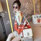 Large Size Women's Sweater Coat Autumn Korean Loose Student All-match Knitted Cardigan