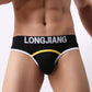 1 Piece of Men's Sexy Cotton Briefs U-convex Big Pouch Breathable Briefs Suitable for Young and Middle-aged Men