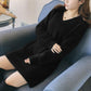 Non-shedding Faux Mink Women's Sweater Spring and Autumn Plus Size Loose Fashion Trend V-neck Thick Mid-length Bottoming Shirt