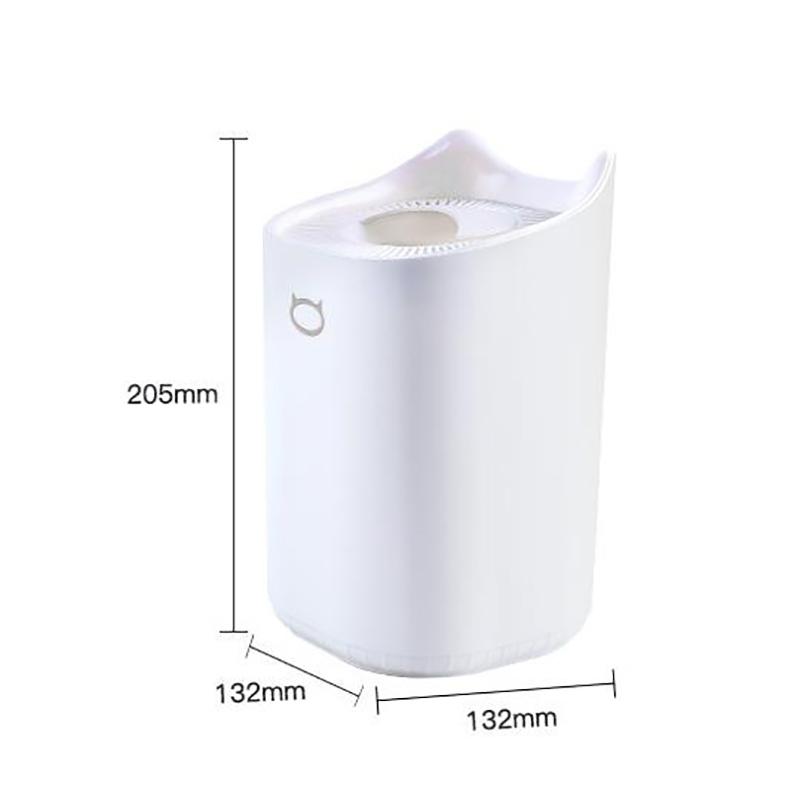 2300ml Double Nozzle Air Humidifier Night Light 24h USB Sprayer Silent Aroma Diffuser for Home Office