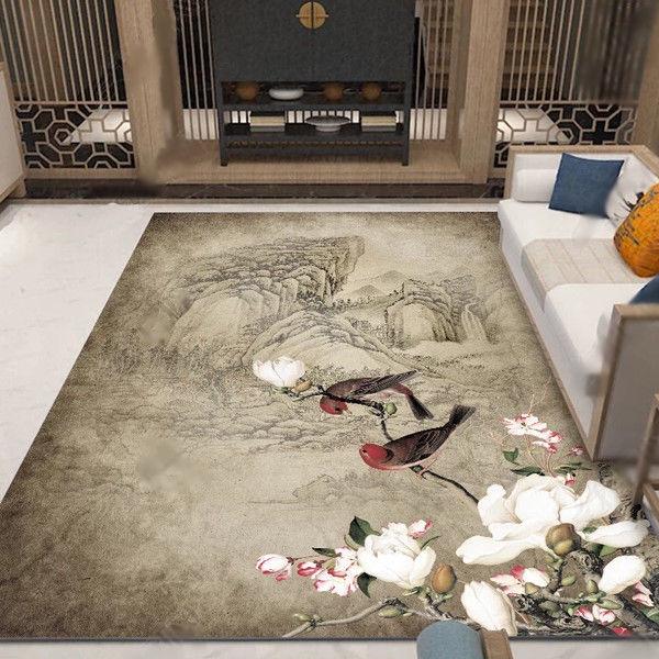 Modern Nordic Style Carpet for Living Room Rectangle Geometric Home Area Rugs Anti-slip Large Carpet