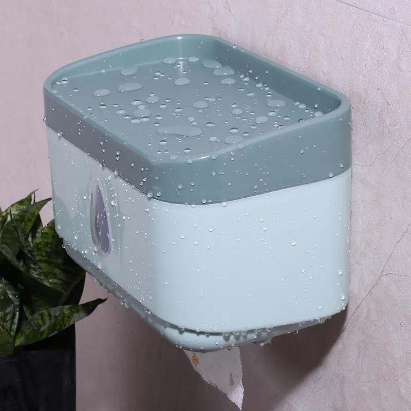 Toilet Paper Box Paper Box Bathroom Tissue Box Waterproof Toilet Paper Rack Wash Face Storage Box