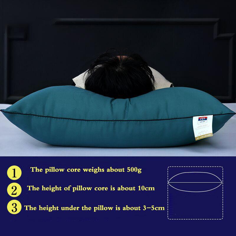 Washable Pillow Pillow Core Home Hotel Neck Pillow Single Student Adult Pillow Core Free Pillowcase
