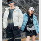 Winter Short Men's Down Jacket Chinese Style Couple Handsome Thick Warm Jacket