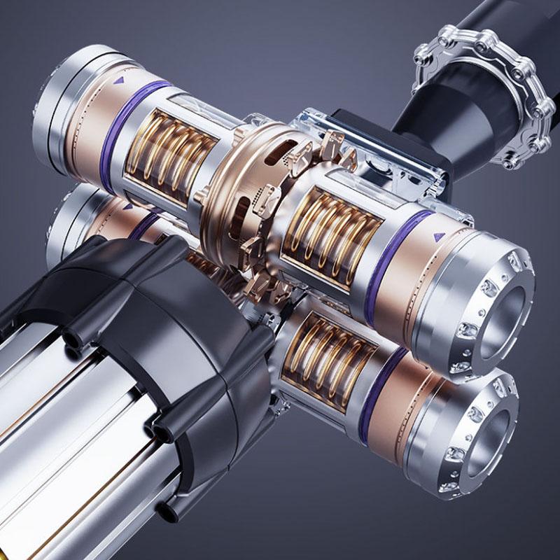 88VF AUX Luxury High Pressure Car Water Gun Set Garden Sprinkler Portable Car Washer with Two Batteries and Toolbox