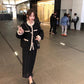 French Style Small Fragrance Coat Women's Spring and Autumn All-match Ladies Short Tops Outer Wear Ladies Long-sleeved Warm Coat Casual Loose