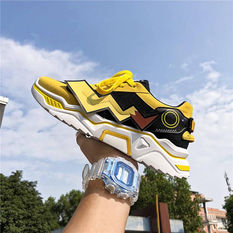 Breathable Platform Shoes Casual Men Sneakers Multicolor Footwear Daddy Shoes Sneakers for Lovers