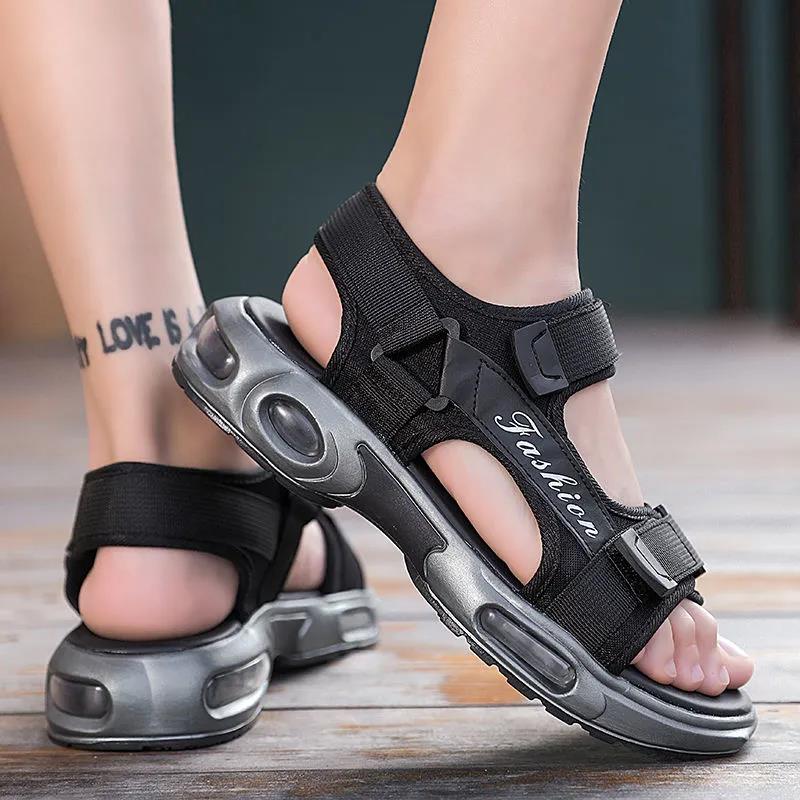 Men's Summer Sandals Moisture and Sweat-proof Leisure Sports Beach Shoes All-match Cushion Sandals