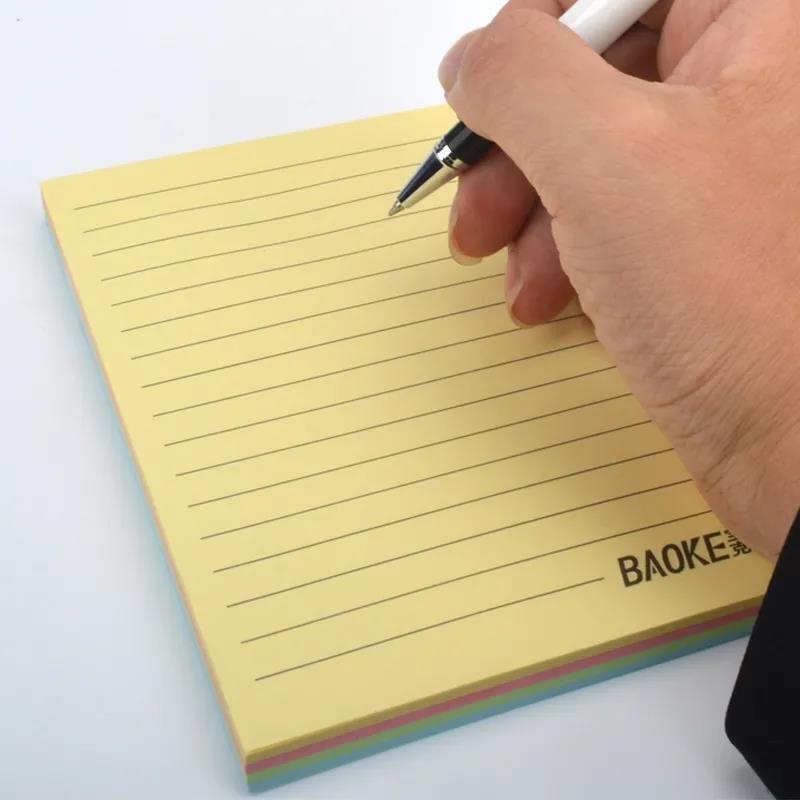 Post-it Notes with Horizontal Lines Can Be Pasted on Notepad Color Note Paper