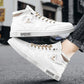 Summer Breathable High-top Shoes Men's Canvas All-match Trendy Shoes Korean Casual Sneakers