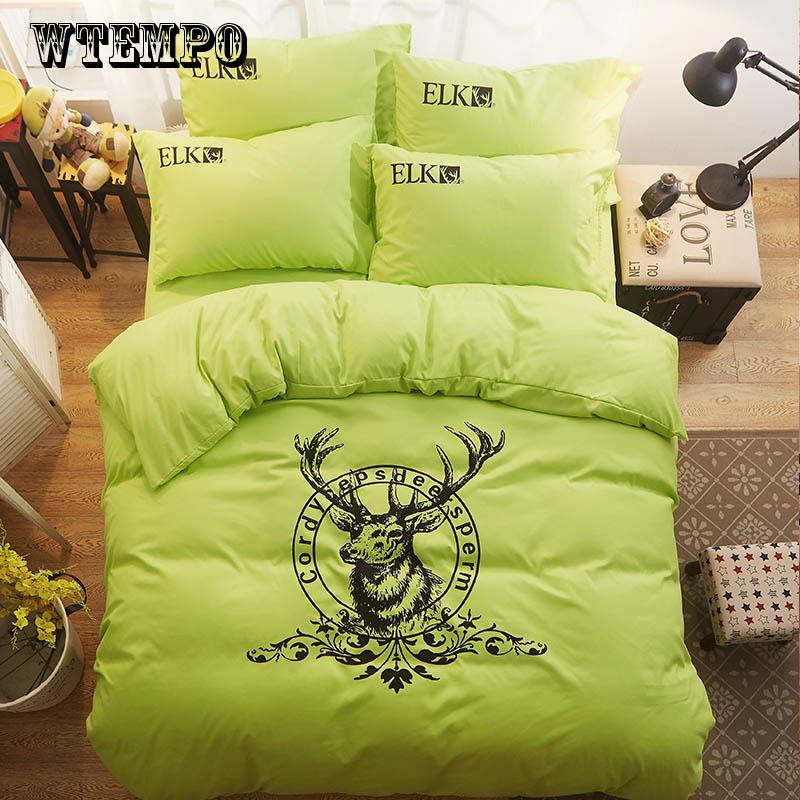 4pcs Bedding Set Super King Size Duvet Cover Adult Bed Sheet Polyester  Bedclothes
