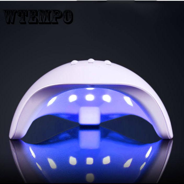 36W Dual Light Source Shell Shape Smart Nail Dryer Nail Phototherapy Machine