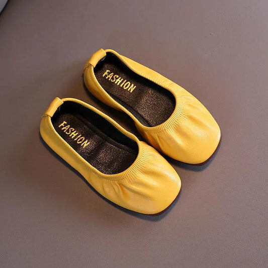 Children's Fashion Shoes for Girls Kids Doll Children Dress with Flats Princess Wedding Party