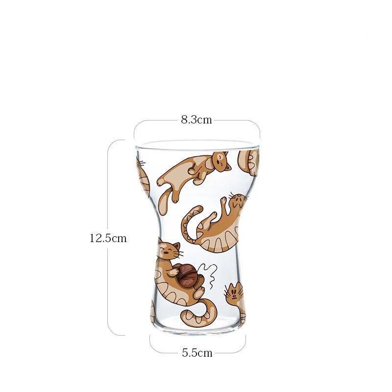 Cute Personalized Glass Cold Drink Cup Cold and Household Handy Mug Beer Mug Fruit Mug Ice Cream Mug