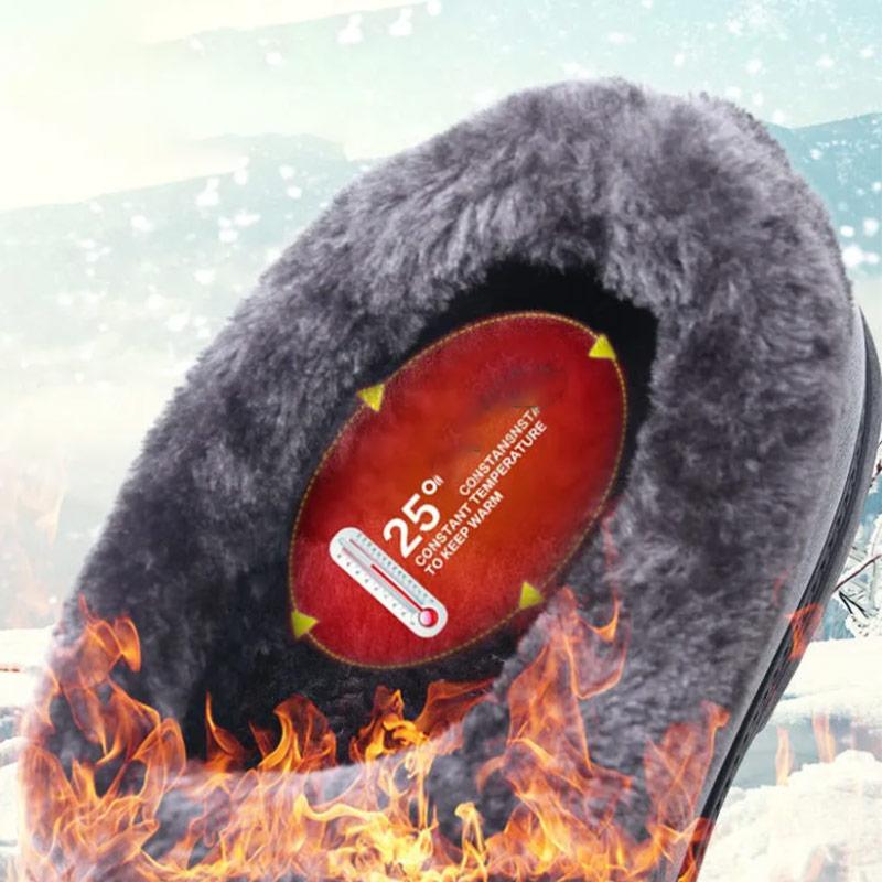 Winter Men's High-top Cotton Shoes Plus Velvet Padded Non-slip Warm Snow Boots