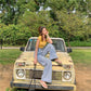 WTEMPO Retro Hollow High Waist Spring Mop Jeans Women Loose Thin Skinny Wide Leg Pants Wild Long Pants