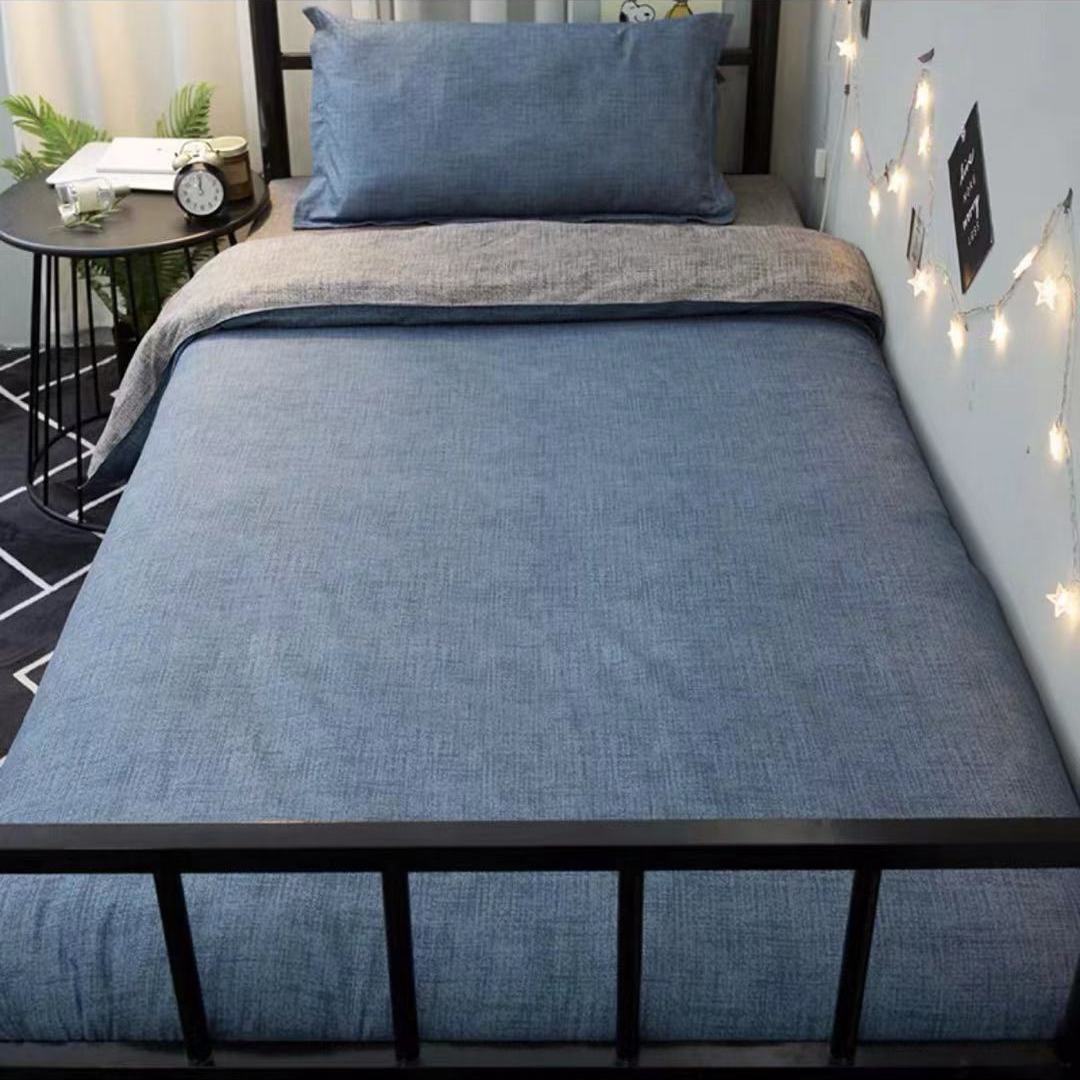 Three-piece Bed Simple Style Single Bed Quilt Cover Bed Sheet Pillowcase Set Bedding