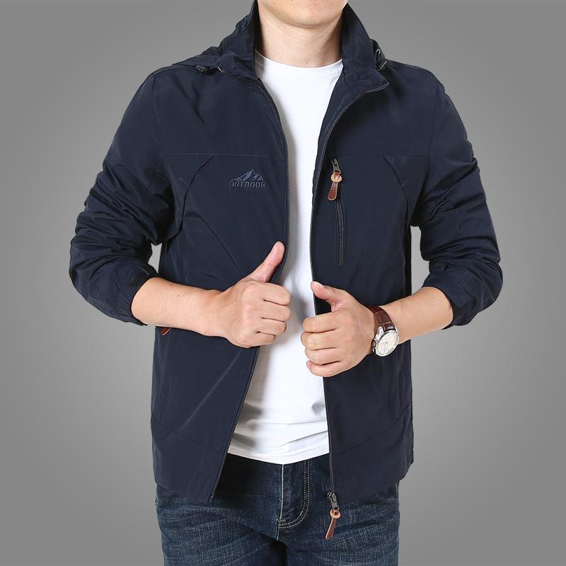 Men's Waterproof Military Jacket Spring Men Casual Windbreaker Jackets Mens Breathable Hooded Outdoor Thin Coats Clothes
