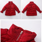 Girls' Warm Cotton Winter Clothes Windproof Down Padded Jacket Padded Jacket with Fleece