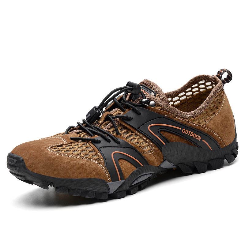 Plus Size 38-46 Summer Men Sneakers Hiking Shoes Lightweight Breathable Basketball Running Shoes Deodorant Mesh Casual Shoes