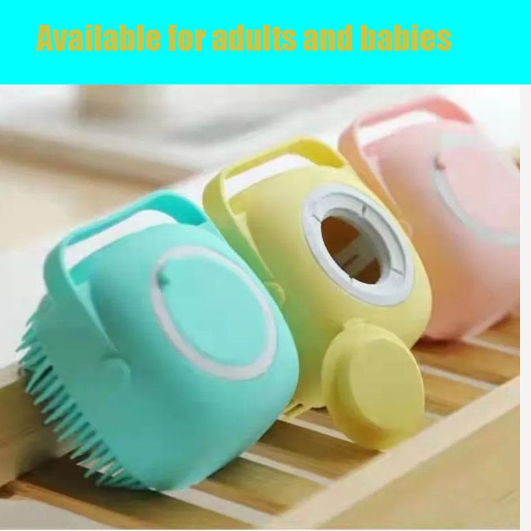 Multifunctional Creative Silicone Bath Brush Bath Brush Children's Bath Artifact Shower Gel Massage Brush