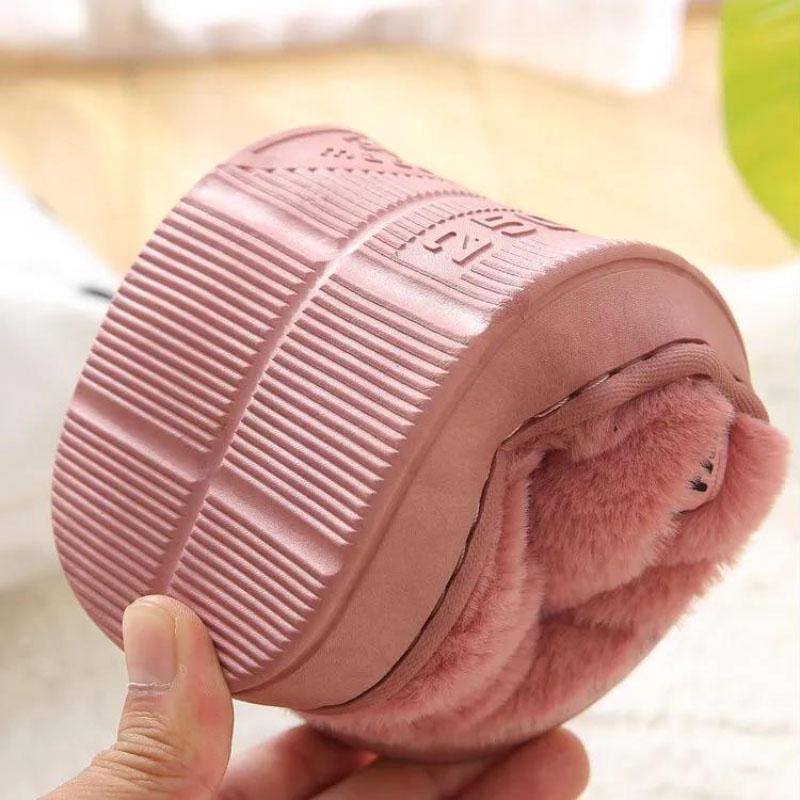 Cotton Shoes Thickened Indoor Warmth Plush Autumn and Winter Home Couple Non-slip Soft-soled Shoes