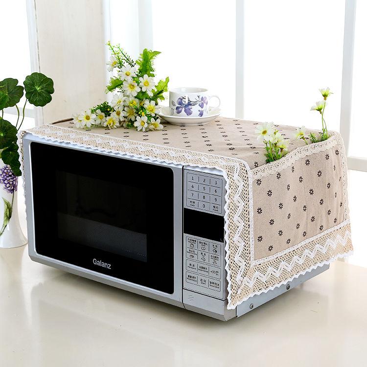 Microwave Cover Comes with Storage Bag Household Appliance Dust Cover Universal Cover Towel
