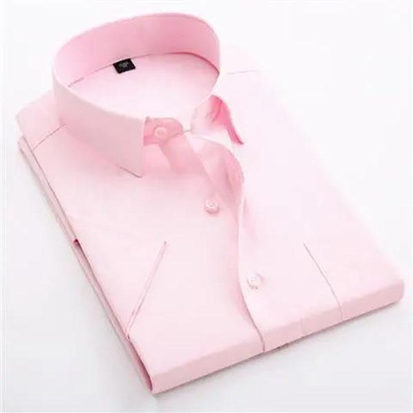 Summer Fat Plus Size Men's Short-sleeved White Shirts Men's Loose Shirts Fat Half-sleeved Shirts