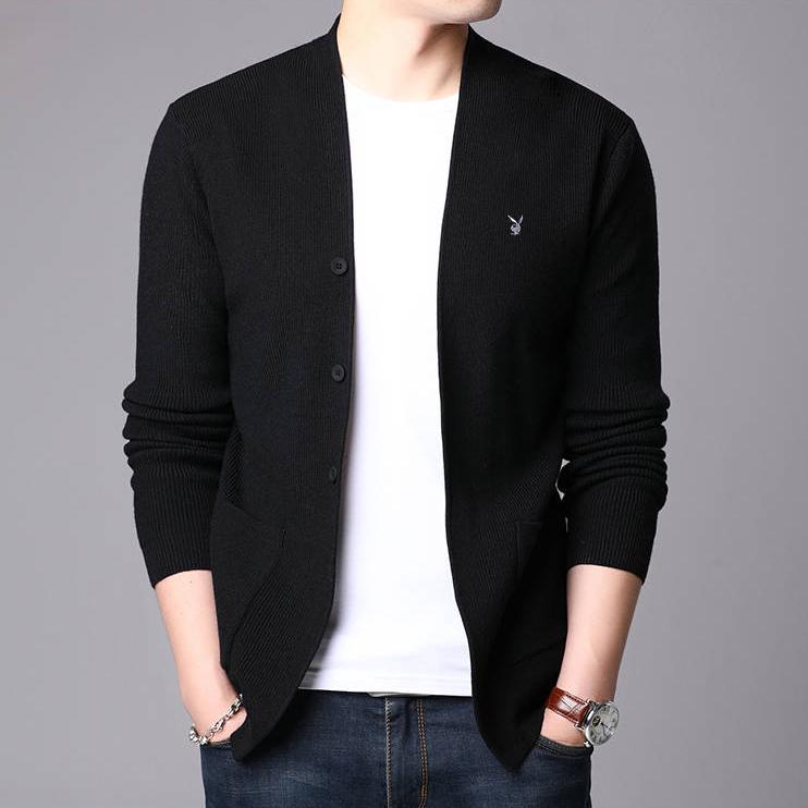 Cardigan Men Casual Knitted Sweater Men Clothes 2019 Autumn Winter Mens Sweaters and Cardigans Coat