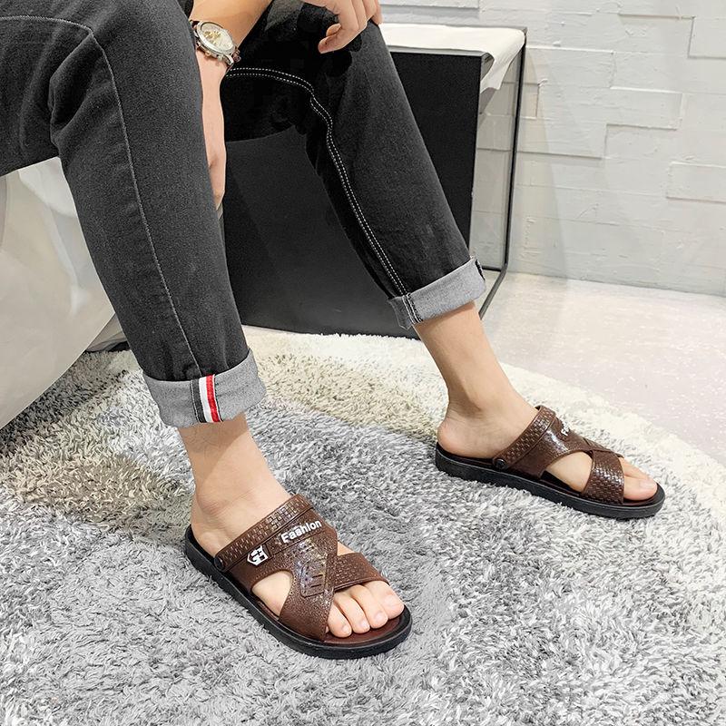 Men's Beach Shoes Summer Dual-purpose Sandals Slippers Wear-resistant Non-slip Breathable Men's Sandals