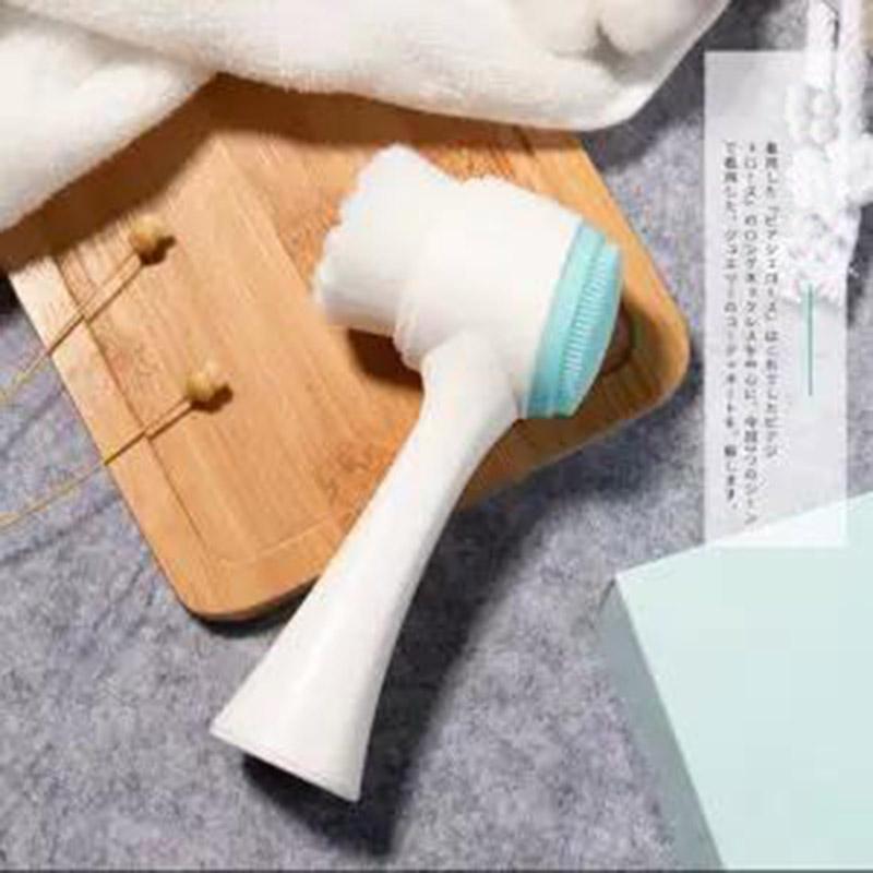 Washing Brush Manual Soft Hair Cleaning Brush To Remove Blackheads and Greasy Exfoliating Facial Cleansing Brush Washing Face Brush Instrument