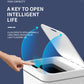 14 Liters Smart Sensor Trash Can Household with Lid Bathroom Kitchen Living Room Toilet Automatic Thickening Increase Trash Can