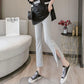 Pregnant Women's Pants Fashion Spring and Summer Thin Cropped Trousers Slimming Belly Lift Pants Pregnant Women's Leggings