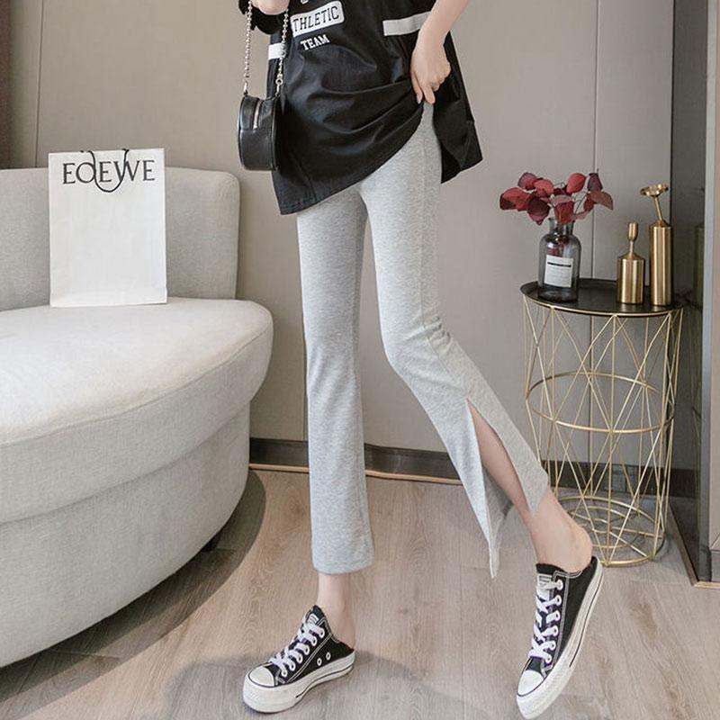 Pregnant Women's Pants Fashion Spring and Summer Thin Cropped Trousers Slimming Belly Lift Pants Pregnant Women's Leggings