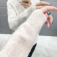 Autumn and Winter Loose Top with Round Neck Sweater All-match Beaded Female Bottoming Shirt