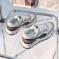 Spring  Summer Mesh Forrest Shoes Female Students Korean Version  All-match Casual Sports Shoes Soft Bottom Breathable Lightweight Running Shoes