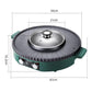 2200W Heat Pot BBC All-in-one Machine Electric Baking Pan Flat Frying Pan Multi-purpose Small Heat Pot for Family
