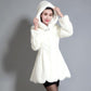 Mid-length Style Hooded Sweater Autumn and Winter Thickened Long-sleeved Fashion Jacket