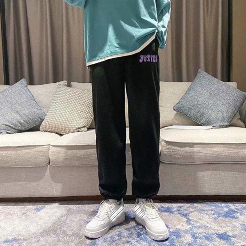 Casual Pants Men's Basketball Pants Trendy Feet All-match Korean Version of The Tide Brand Button Sports Trousers