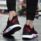 Couples Sports Shoes Fashion Women Flying Woven Mesh Breathable Non-Slip Wear-Resistant Cushion Sneakers Men's Vulcanize Shoes