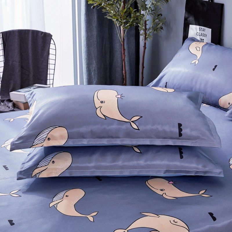 A Pair of Genuine Ice Silk Pillowcases Can Be Machine Washable