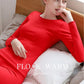 Winter Women's Thermal Underwear Tight-fitting High-neck Striped Bottoming Shirt Plus Velvet Padded Blouse