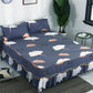 Bedroom Household Single-piece Sanding Bed Skirt Solid Color Skin-friendly Bedspread Bed Cover Bedroom Student Dormitory Sheets