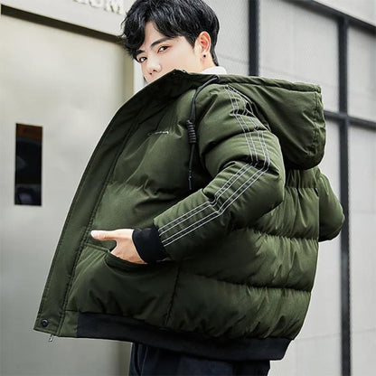 Men's Down Jacket Youth Korean Style Trend Short Autumn and Winter Jacket Men