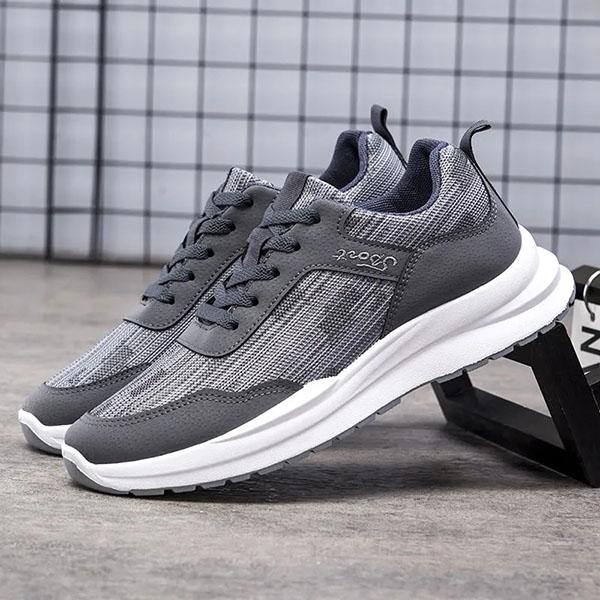 Summer Youth Students Increase Breathable Soft Bottom Board Shoes Men's All-match Non-slip Deodorant Leisure Travel Running Shoes Sport Shoes