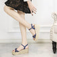 Mid-heel Sandals Women's Summer Slope with Platform Sandals