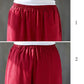WTEMPO L-XXXXL Cotton Linen Pants Women Ethnic style Loose Elastic Waist Solid Color Casual Trousers