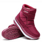 Winter Thick Cotton Shoes Women's High-top Plus Velvet Warmth Thick-soled Snow Boots Short-tube Boots Waterproof and Non-slip