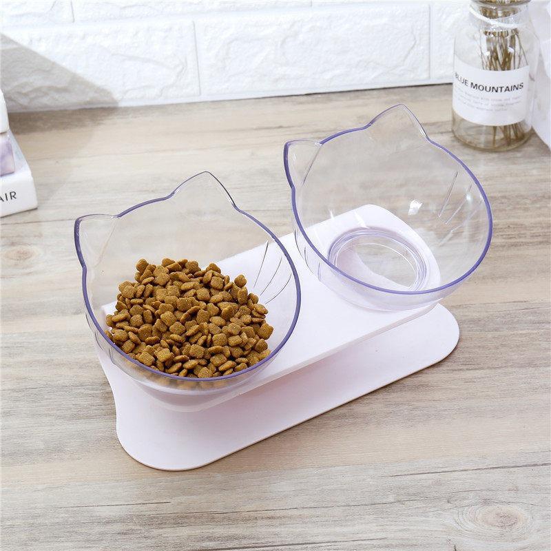 Non-Slip Double Cat Bowl Dog Bowl With Stand Pet Feeding Cat Water Bowl For Cats Food Pet Bowls For Dogs Feeder Product Supplies